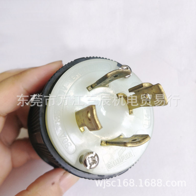 美国产ARROW HART 引挂式自锁工业插头CWL1430P UL COOPER FICHE