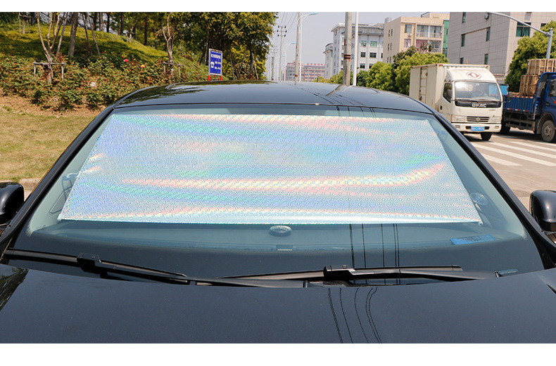 Car sun protection heat insulation sunshade car automatic retractable sunshade car front sunshade sun shutter
