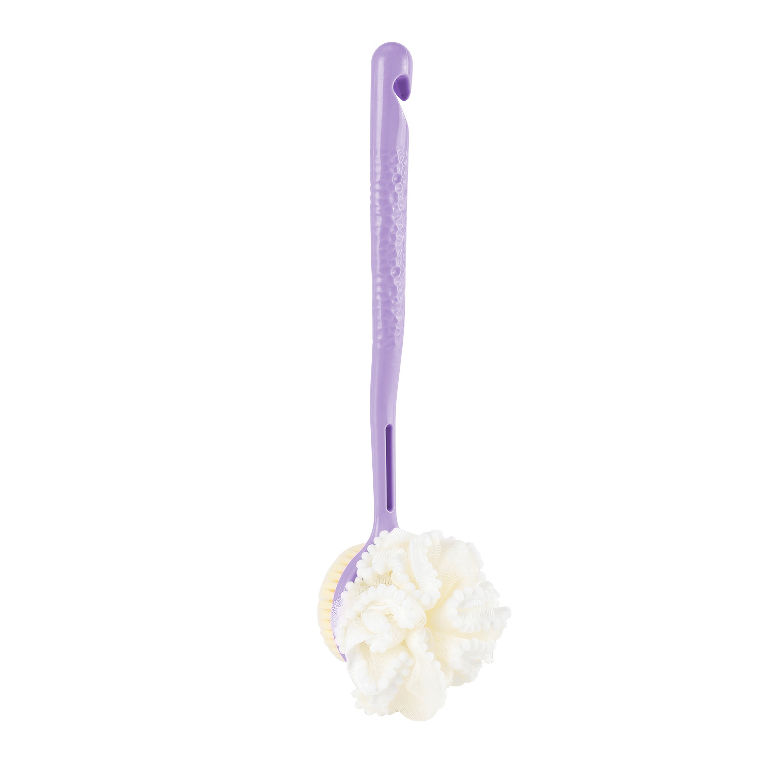 Mango de flores para el hogar Bola de baño de doble cara Cepillo de baño de lana suave de nailon Cepillo de baño Baño de baño Frotamiento de espalda Spot al por mayor