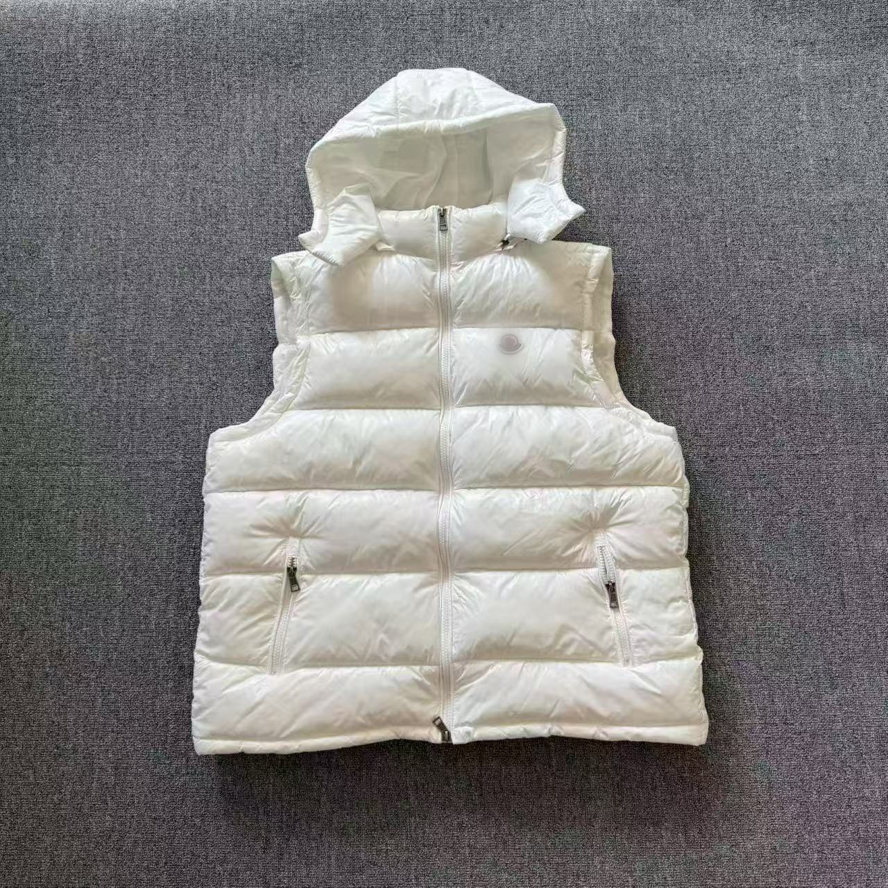 Cross-Border Mongolian-Style Cotton Vest, Unisex, Detachable Hood, Glossy Classic Waterproof Vest Jacket
