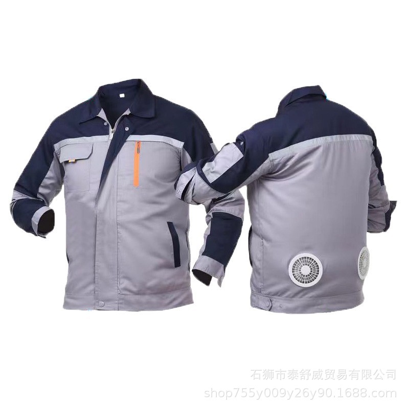 Nuevo al por mayor transfronterizo de verano aire acondicionado ropa de manga larga fábrica de suministro al aire libre de deportes de trabajo de refrigeración ventilador chaqueta