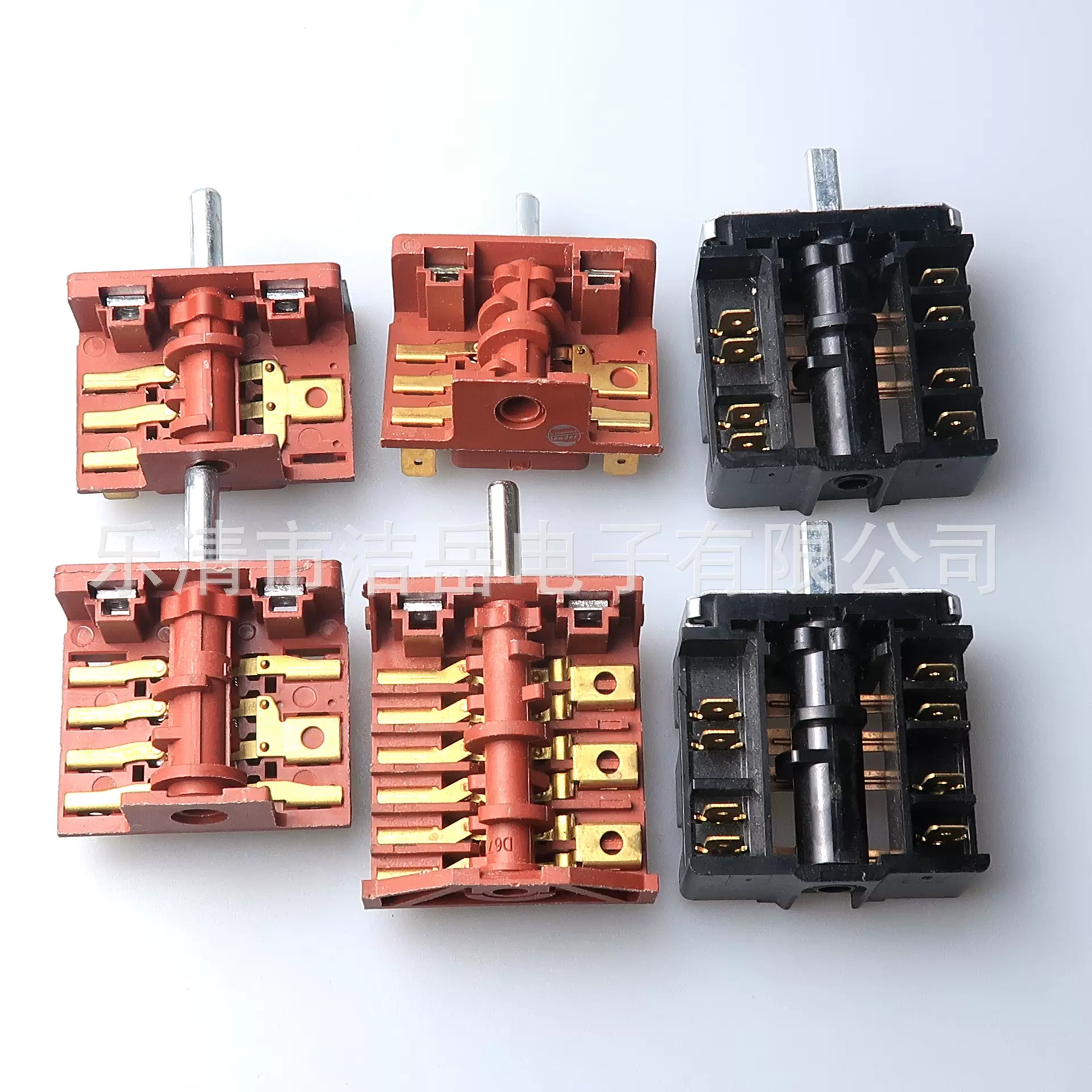 电暖器档位开关 二档三脚二脚取暖器波段开关 调档位旋转开关