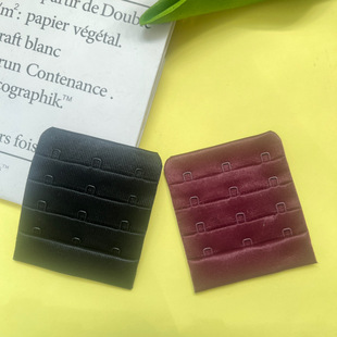 Clothing underwear accessories four rows three buckle underwear bra female buckle microfiber back buckle factory direct sales