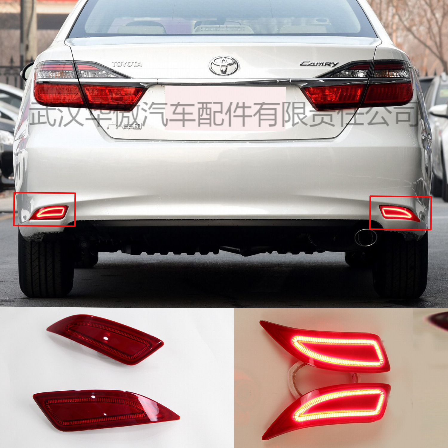 Toyota Camry 15-17 arxa bamper işığı dəsti