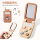 Mini wooden mobile phone model baby appease interest training educational simulation toy bear wooden flip phone