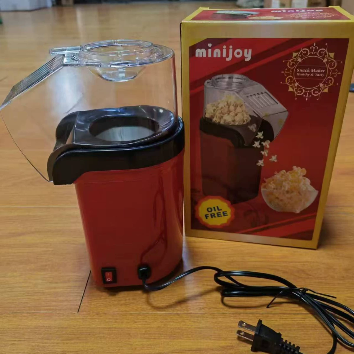 Кросс-бордерная новинка: полностью автоматическая домашняя мини-машина для попкорна, машина для попкорна с горячим воздухом, оптом