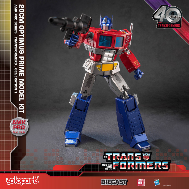 Yolopark Amk Pro Knight Optimus Prime Assembly Figure Pre-Assembled Movable Model Creative Gift