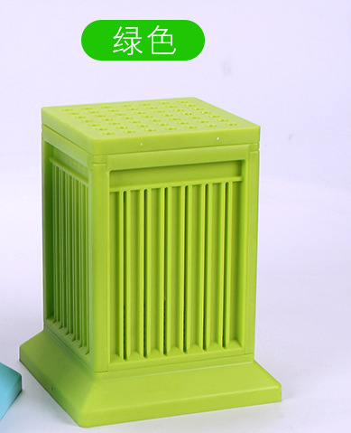 Portadores de carne herramientas de barbacoa al por mayor 49 cadenas de pinchos de carne azul y verde multi-pieza portadores de carne pinchos artefacto