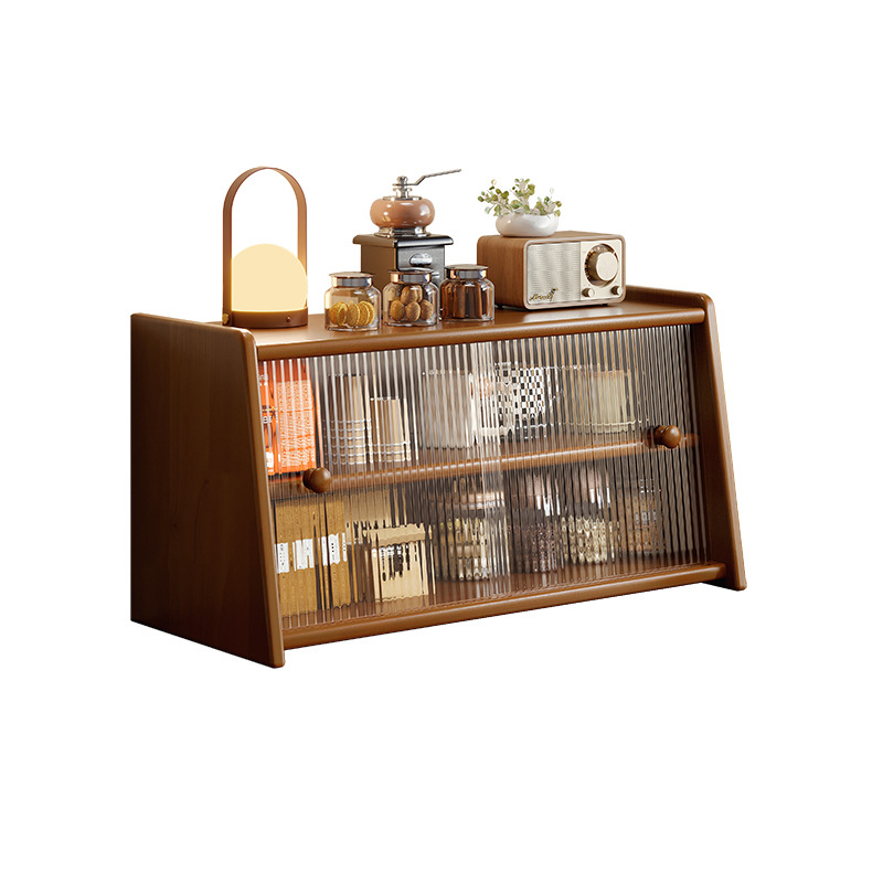 Estante Organizador de Tazas de Madera Maciza para Cocina y Escritorio