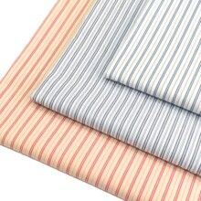 40棉色织条子布衬衫连衣裙服装面料包包鞋帽发圈面料厂方现货供应