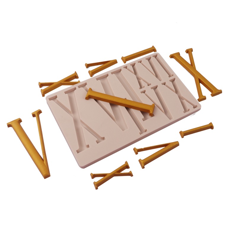 Silicona herramientas para hornear mayúscula fondant chocolate decoración de la torta del molde de silicona molde epoxi