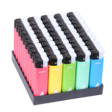 新海一次性防爆防摔打火机个性电子防风打火机马卡龙色创意D6028