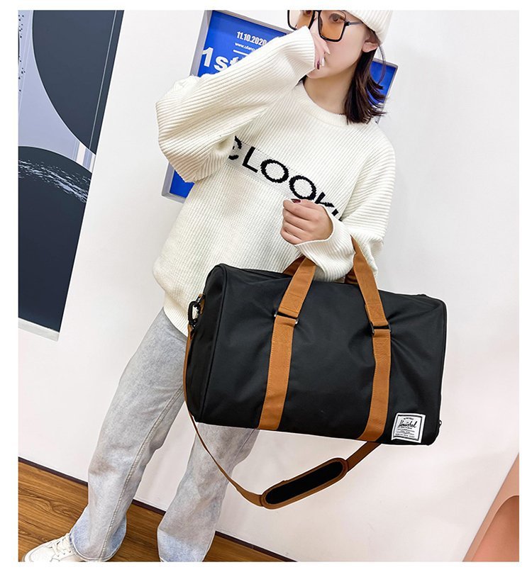 Unisex Fashion Solid Color Oxford Cloth Waterproof Travel Bags display picture 2