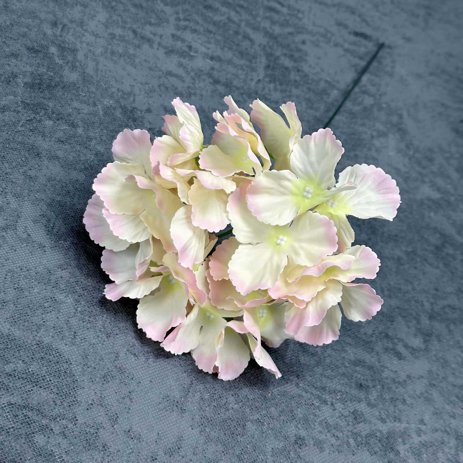 Flores artificiales, 27 piezas, cabezas de flor de hortensia de tallo único, accesorios de decoración para bodas y hogar, flores de seda, adornos de flores falsas, venta al por mayor.