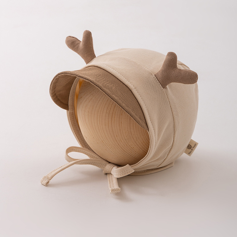 Sombreros para bebés primavera y otoño delgados lindos sombreros cortesanos para hombres y mujeres bebés pequeños recién nacidos sombreros