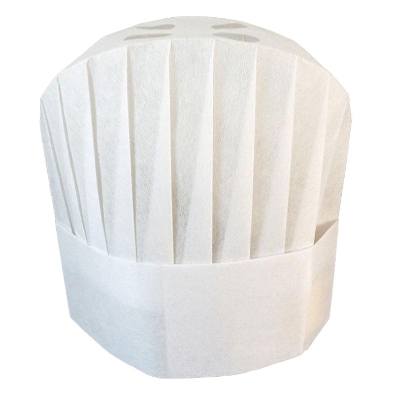 Yongsheng sail disposable chef hat plant fiber non-woven dome hat chef hats factory wholesale