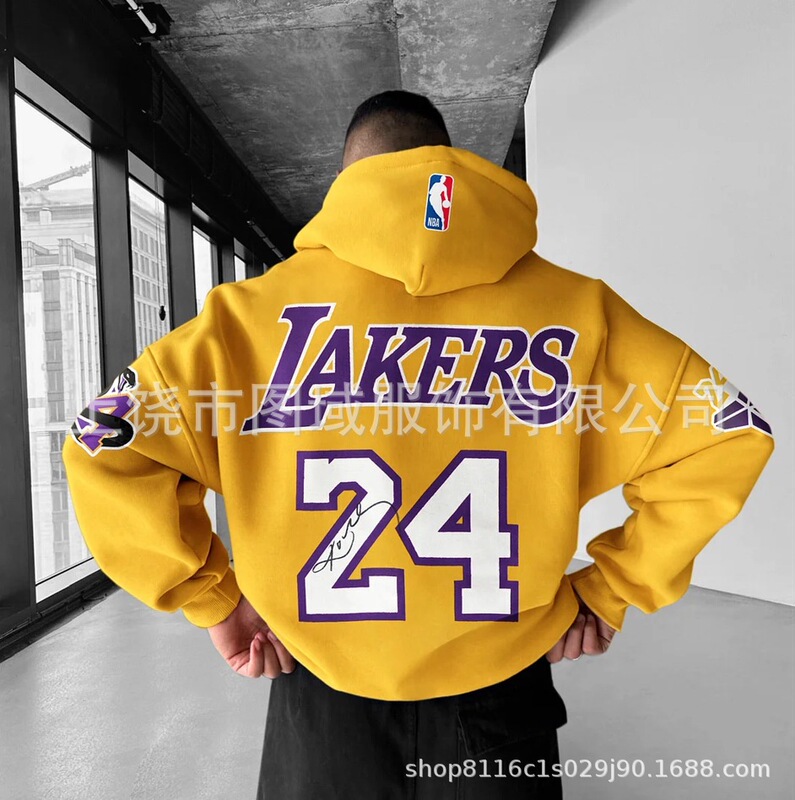 2024クロスボーダーNBAパーカーアウトドアスポーツレジャーバスケットボール服上着ゆるいカップルモデルメーカー直販|undefined
