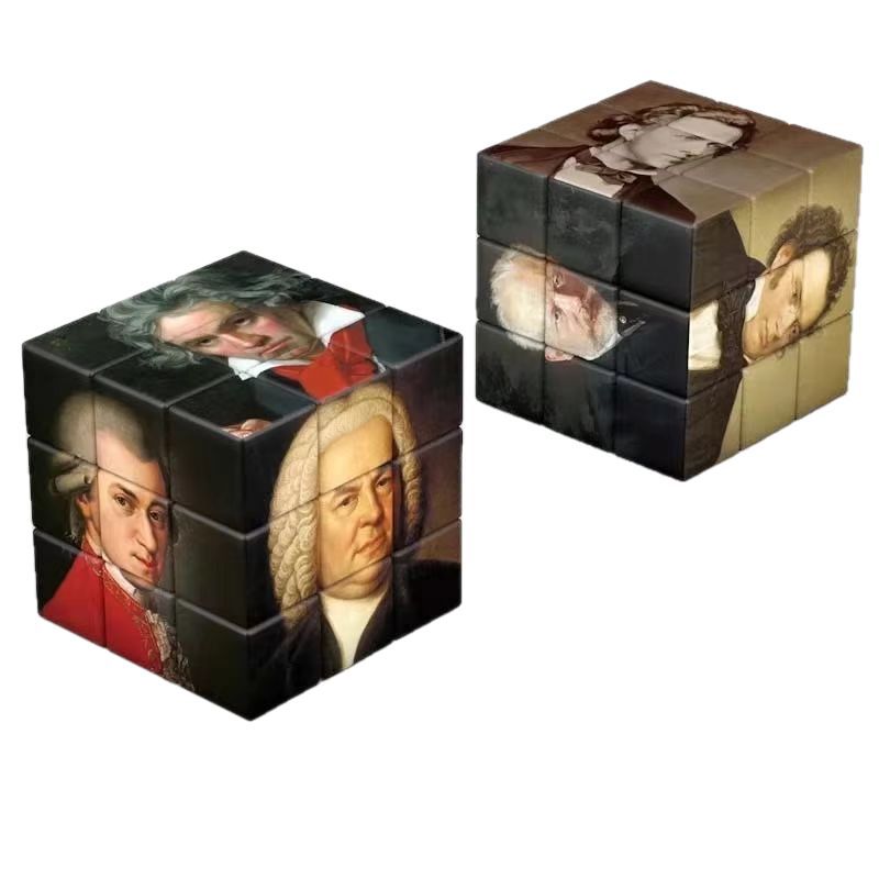 Marx Ma Zheche científico de tercer nivel creativo uv cubo de rubic juguetes de enseñanza alrededor de los estudiantes regalos de acertijo