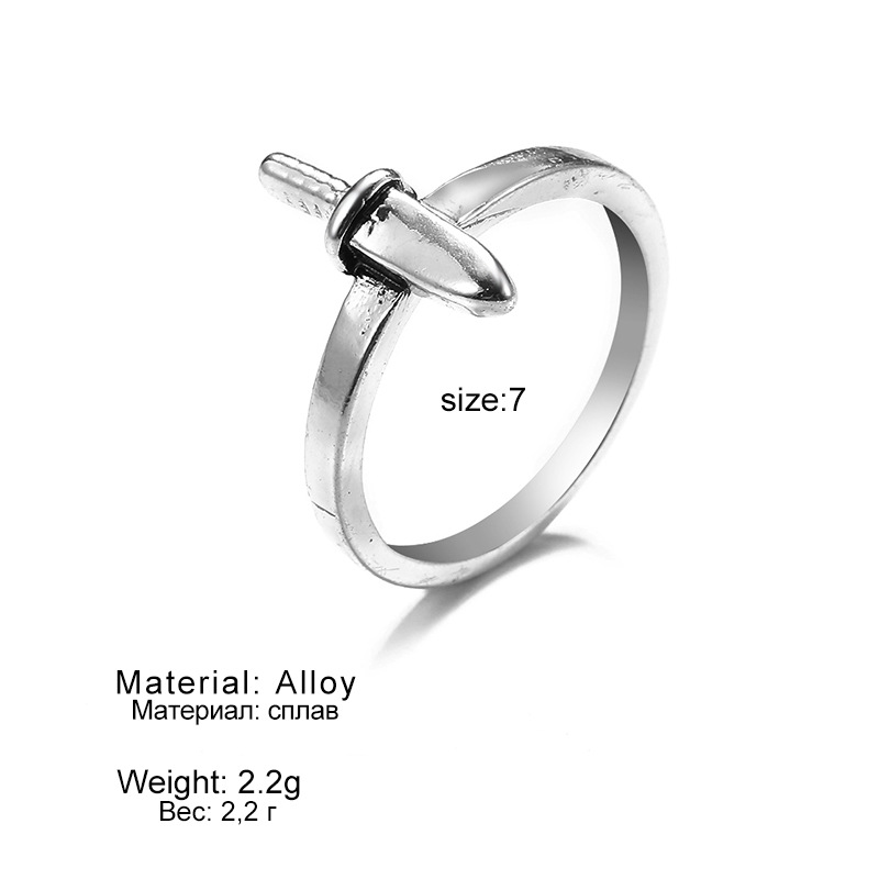 Retro Geometric Alloy Plating Unisex Open Ring