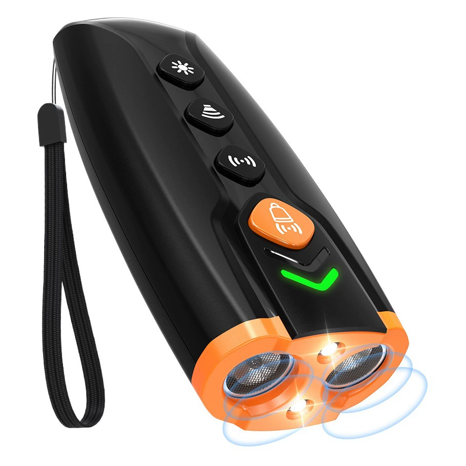 Трансграничный новый ультразвуковой репеллент для собак дрессировщик портативный домашний питомец ультразвуковое преобразование частоты ручная остановка лая