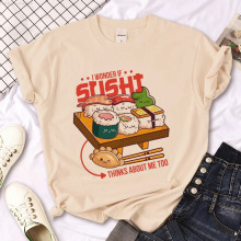 ���羳ŷ�롿Sushi Shirt t shirt women manga harajuku setwear