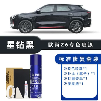 Changan Oshan Z6 Self-Spray Paint Avtomobil boya qələmləri - color-classification-star-diamond-black-standard-repair-send-soil-replenishment-simple-tools
