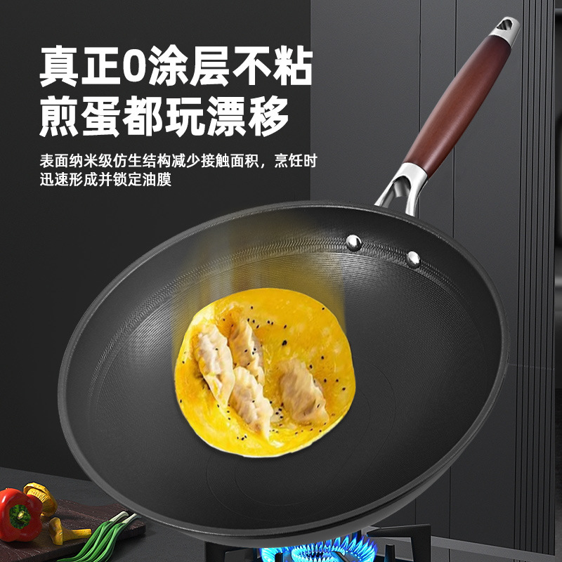 olla de hierro para horno de frito doméstico sin recubrimiento no pegajoso olla de gas de estilo antiguo horno electromagnético de hierro fundido