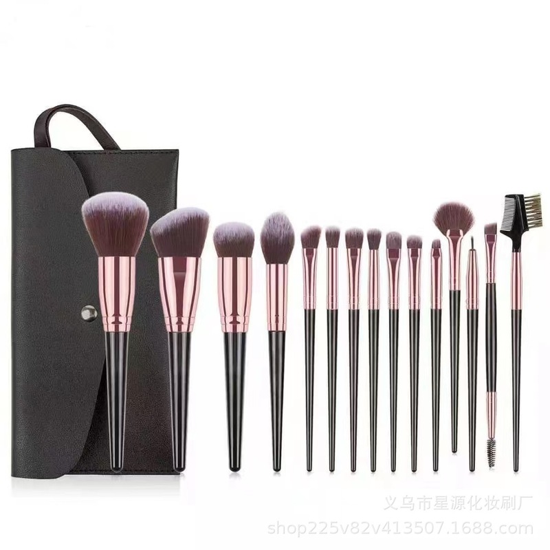 热卖15支化妆刷套刷眼影刷腮红鼻影粉刷化妆刷整套巨无霸全套刷子|undefined