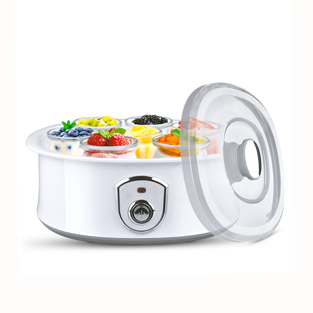 Hogar 7 tazas de yogur casero máquina de fermentación de vino de arroz máquina de desayuno máquina de helado máquina de yogur YOGURT MAKER