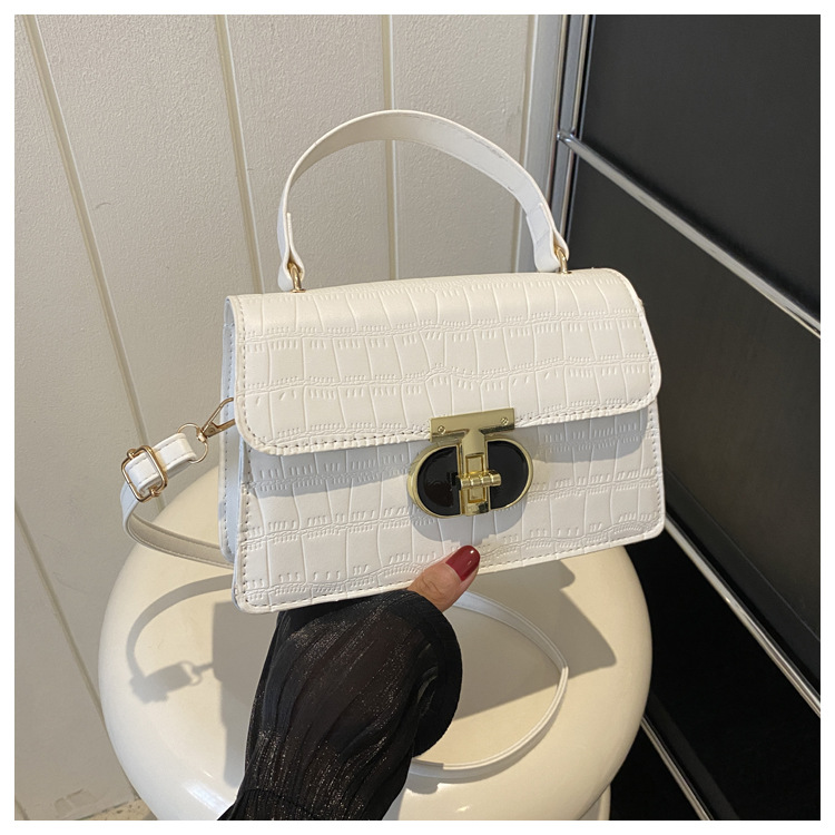 Bolso de moda coreano 2023 verano nuevo bolso de mujer personalidad cocodrilo bolso de hombro simple retro bolso de mochila
