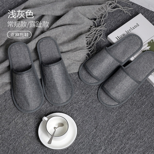 Manufacturer wholesale hotel disposable supplies disposable linen home hospitality B&B linen slippers