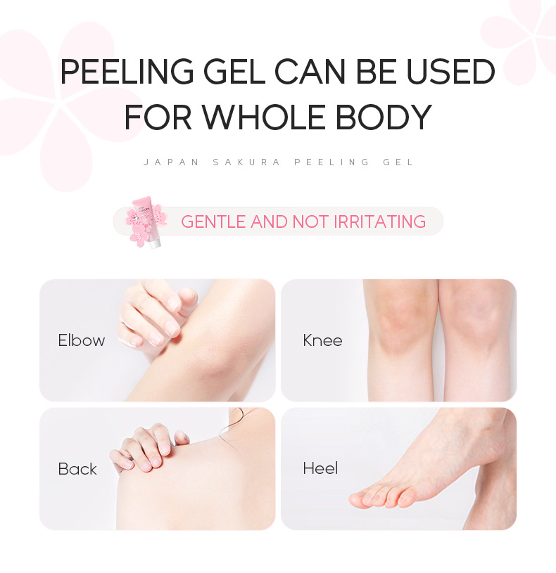 Cross-border LAIKOU Cherry Blossom 100g Body Exfoliating, Pore-cleansing, hydrating and moisturizing Skin care products Manufacturer wholesale undefined