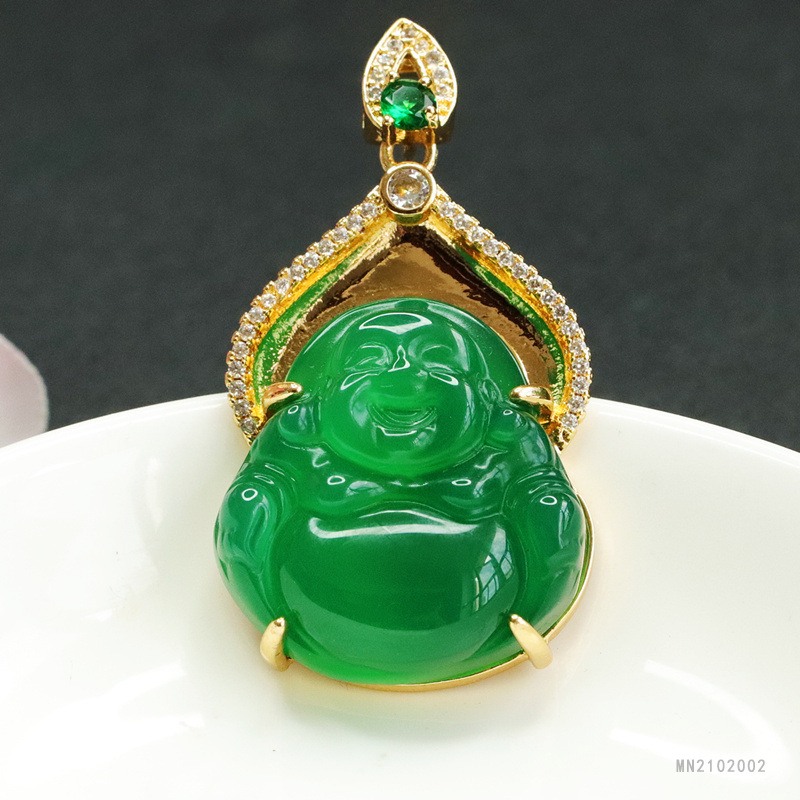 크리소프레이즈 부처님 펜던트 부처님 라이트 다이아몬드 세팅(체인 제외) MN2102002