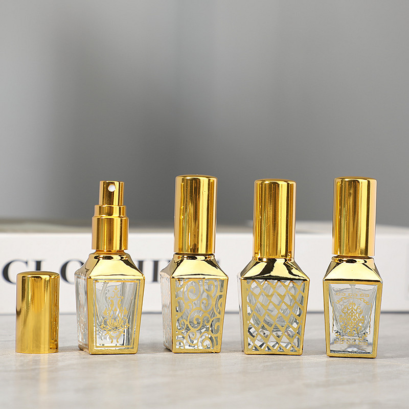 F079-8ml香水分装瓶高端便携式小样喷雾瓶高级精致空瓶子玻璃按压