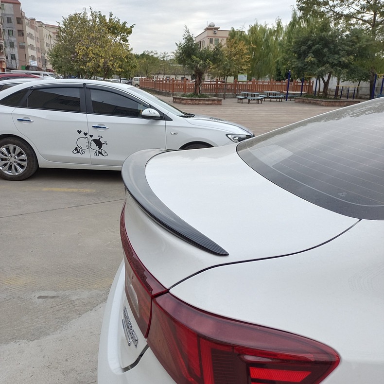 Suitable for 2019-2024 Kia K3 Rear Wing New K3 Modification Special Punch-Free Paint Decorative Tail Press
