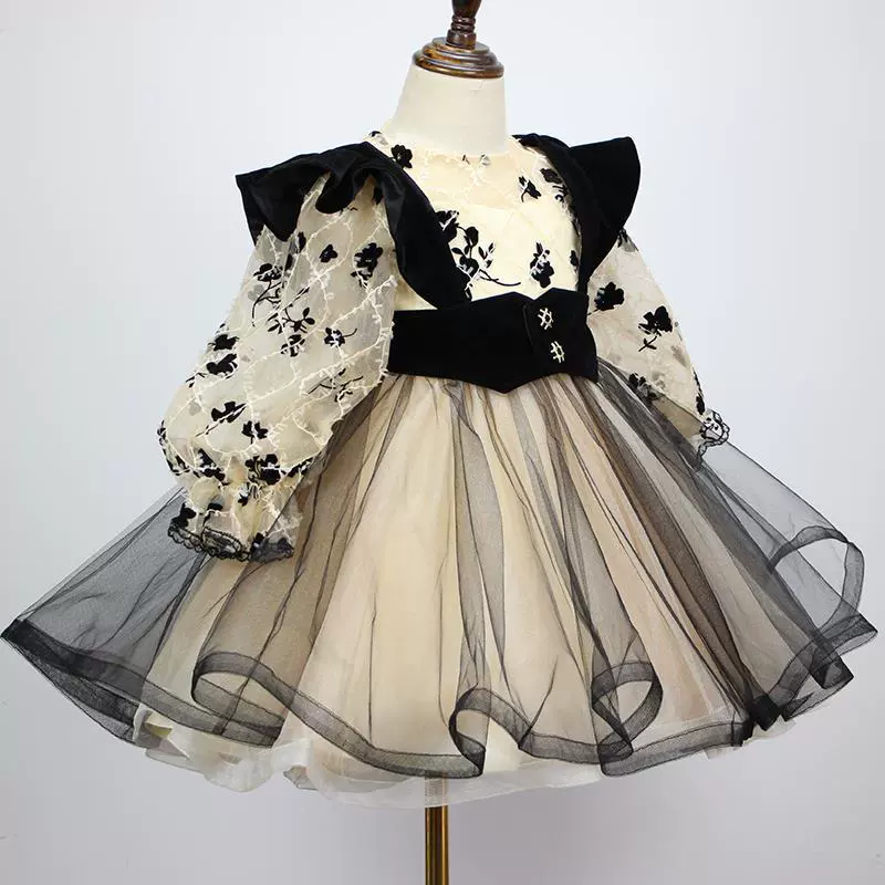 Summer children's dress girl's, small princess costume, piano performance costume, special occasion clothing, Birthday gift, European style, western style