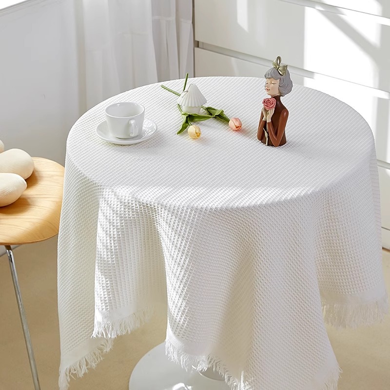 Honeycomb-white (meja bulat) / 90*90cm-cocok untuk meja samping tempat tidur/meja bulat persegi kecil
