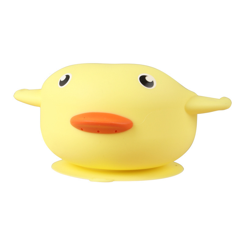 오리 오리 노란 그릇