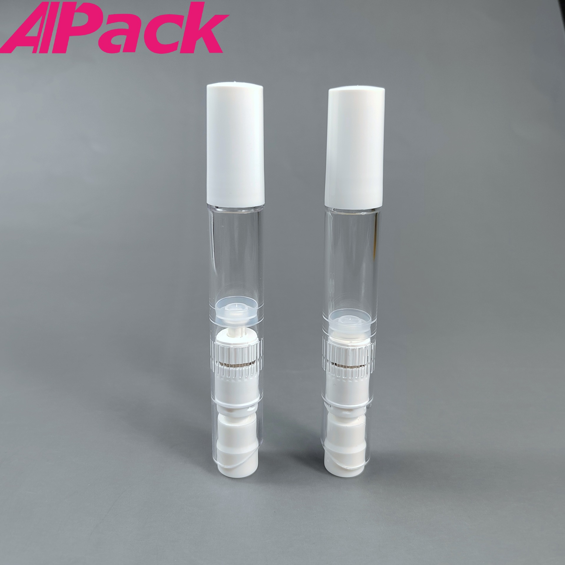 现货钢珠头滚珠眼霜6ml香水按压式塑料化妆品分装瓶包材定制