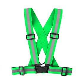 Productos transfronterizos para exteriores Correa elástica elástica reflectante Traje reflectante para correr y montar por la noche Chaleco de seguridad reflectante ajustable