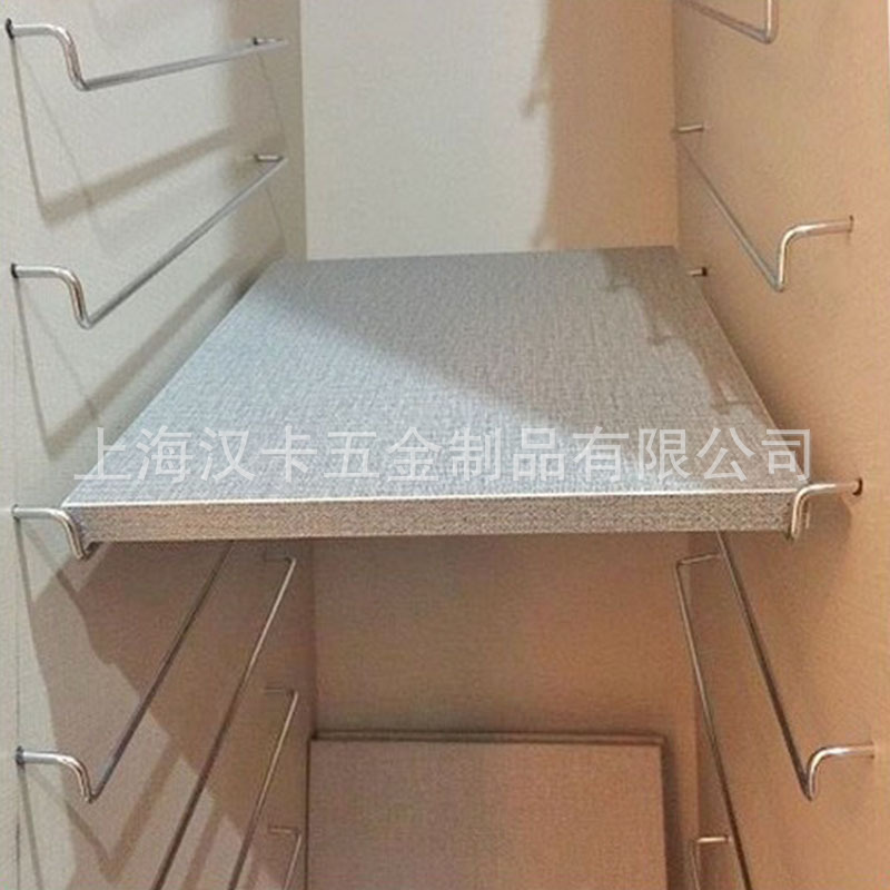 衣柜橱柜门板展板钩样板展示层板托展板钩子样板托扣板架子商用