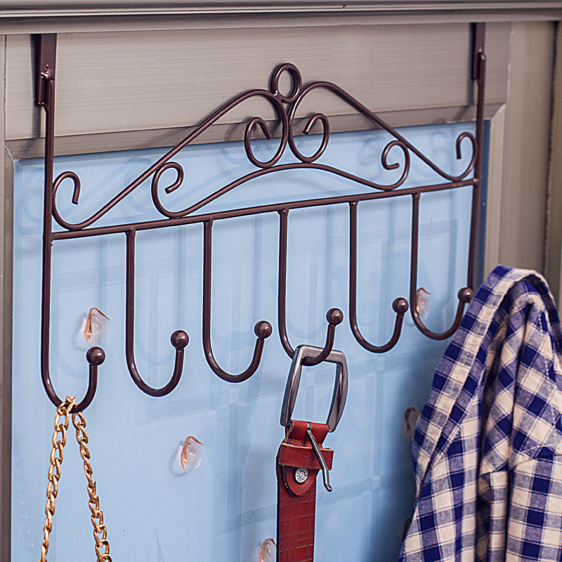 Hook Behind the Door, Nail-Free Door Hanger, Towel Rack, Door-Back Storage Rack, Traceless Coat Rack, Wall-Mounted Clothes Rack