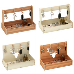 T9J5入門一進門口鞋柜上放玄關鑰匙收納擺件盆玄幻托盤收納盒置物