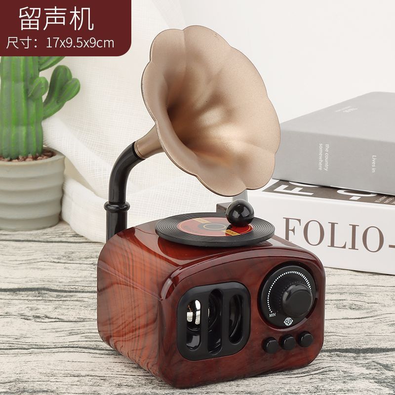 クリエイティブクラシック蓄音機オルゴール装飾品家の装飾越境貿易ホット販売オルゴール越境卸売|undefined