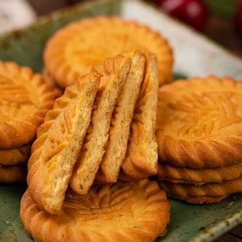 Youlefu Shanghai Dieffenbachia biscuits, sugar-free, whole box, scallion, scallion oil, scallion flavor, salty biscuits, snacks, bulk