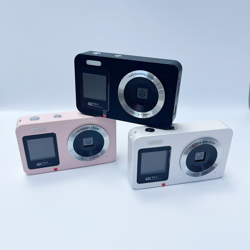 跨境复古高颜值6400W学生数码双摄相机  CCD相机 digital camera|undefined