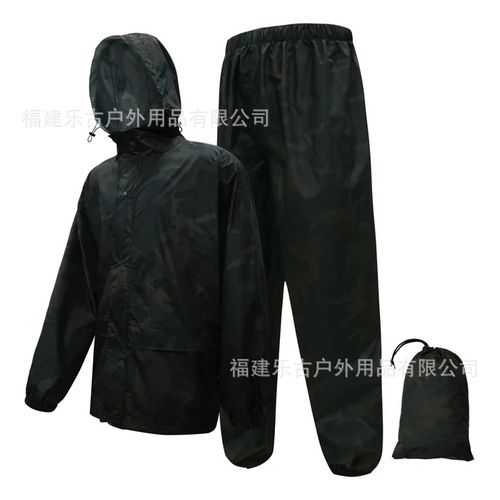 Raincoat suit wholesale hunting rainstorms outdoor riding fishing reflective split type light raincoat rain pants split type