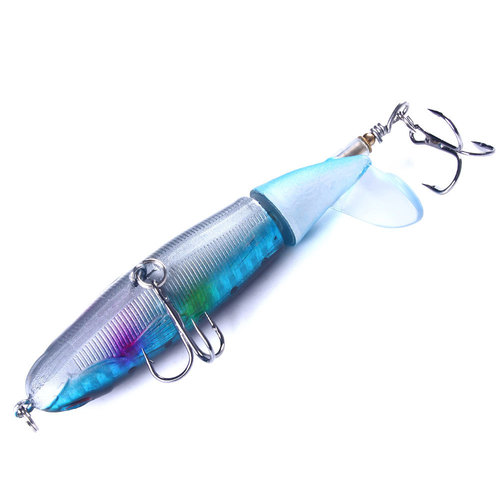 Sea fishing pencil lure lure floating threaded propeller tractor fake lure 11cm13g lure lure wholesale