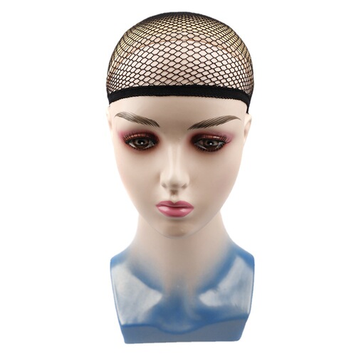 Highly elastic mesh wig hair net, extended hood hair net, hair pockets on both ends