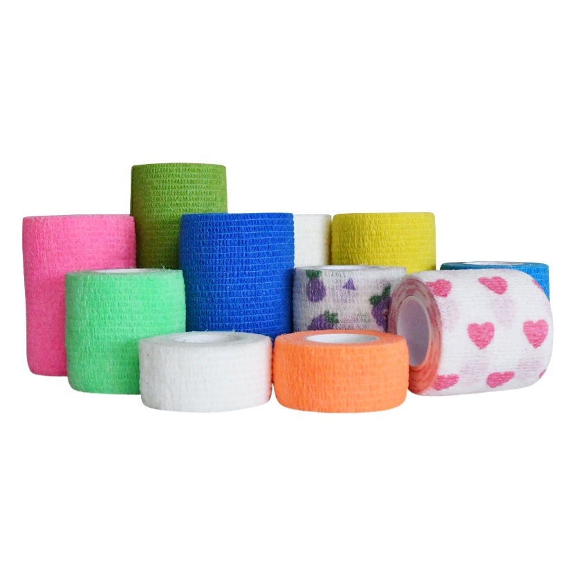 Factory Non-Woven Elastic Finger Protection Wholesale Finger Bandage Self-Adhesive Bandage Sports Ankle Pet Elastic Bandage